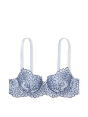 Victoria's Secret Blue Faded Denim Lightly Lined Demi Boho Floral Bra - Image 2 of 2