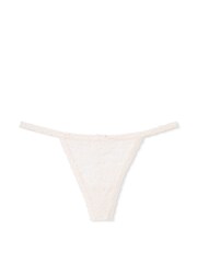 Victoria's Secret PINK Coconut White G String Lace Knickers - Image 3 of 3