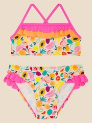 Angels By Accessorize Bikini mit Obstprint, Orange - Bild 1 von 2