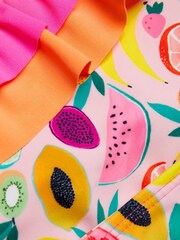 Angels By Accessorize Bikini mit Obstprint, Orange - Bild 2 von 2