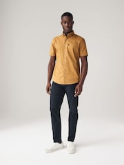 Sand Brown Regular Fit Easy Iron Button Down Oxford Shirt - Image 2 of 7