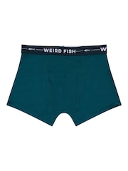Weird Fish Dark Blue Ashridge Boxer Shorts 3 Pack - Image 2 of 4