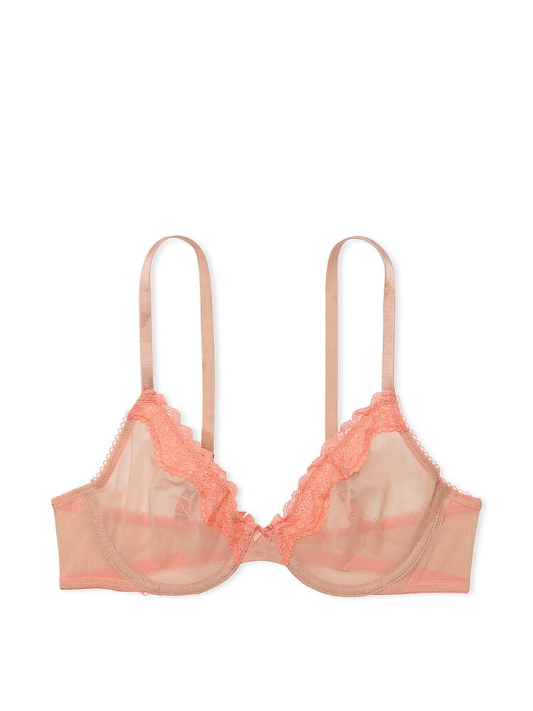 Victoria's Secret Evening Blush Nude Unlined Demi Bra - Image 3 of 3