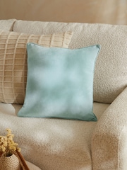 Teal Blue 45 x 45cm Soft Velour Cushion - Image 1 of 5