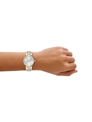 Armani Exchange Gold Audora Two-Hand Stainless Steel Watch - Image 7 of 7
