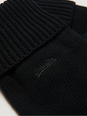 Negro - Guantes de punto con logo de Superdry - Imagen 3 de 3