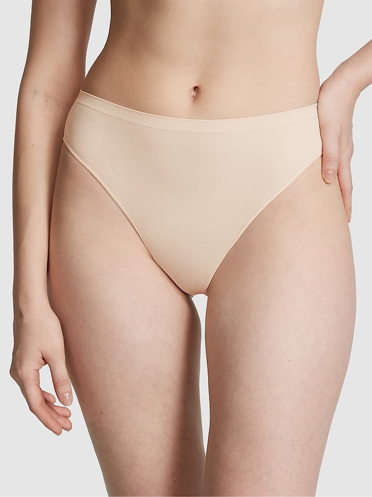 Victoria's Secret PINK Nude Marzipan Brazilian Knickers - Image 1 of 3 Victoria's Secret PINK Nude Marzipan Brazilian Knickers - Image 1 of 3