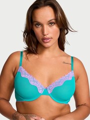 Victoria's Secret Capri Sea Blue Unlined Demi Bra - Image 1 of 2