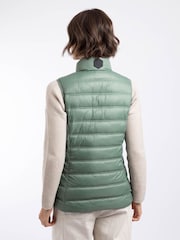 Weird Fish Green Atissa Lightweight Padded Gilet - Image 2 of 7