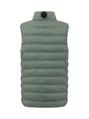 Weird Fish Green Atissa Lightweight Padded Gilet - Image 7 of 7