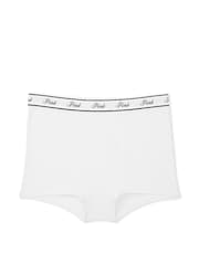 Victoria's Secret PINK Optic White High Waist Cotton Logo Knickers - Image 3 of 3