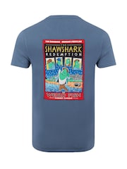 Weird Fish Blue Shawshark Redemption Back Print Artist T-Shirt - Image 6 of 6