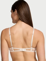 Victoria's Secret Daisy Embroidery White Lightly Lined Demi Bra - Image 2 of 3