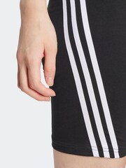 adidas Black Sportswear Future Icons 3 Stripes Bike Shorts - Image 5 of 6
