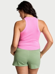 Victoria's Secret PINK Lola Pink High Neck Shrunken Rib Tank Top - Image 2 of 2