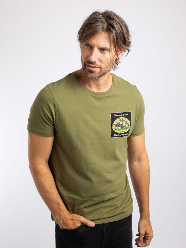 Weird Fish Green Band On The Grunion Back Print Artist T-Shirt - Image 1 of 6 Weird Fish Green Band On The Grunion Back Print Artist T-Shirt - Image 1 of 6