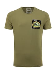 Weird Fish Green Band On The Grunion Back Print Artist T-Shirt - Image 5 of 6