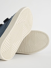 Navy Blue Standard Fit (F) 3 Strap Touch Fastening Smart Ankle Boots - Image 4 of 5