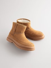 Marrón tostado - Botas de antelina - Imagen 1 de 6