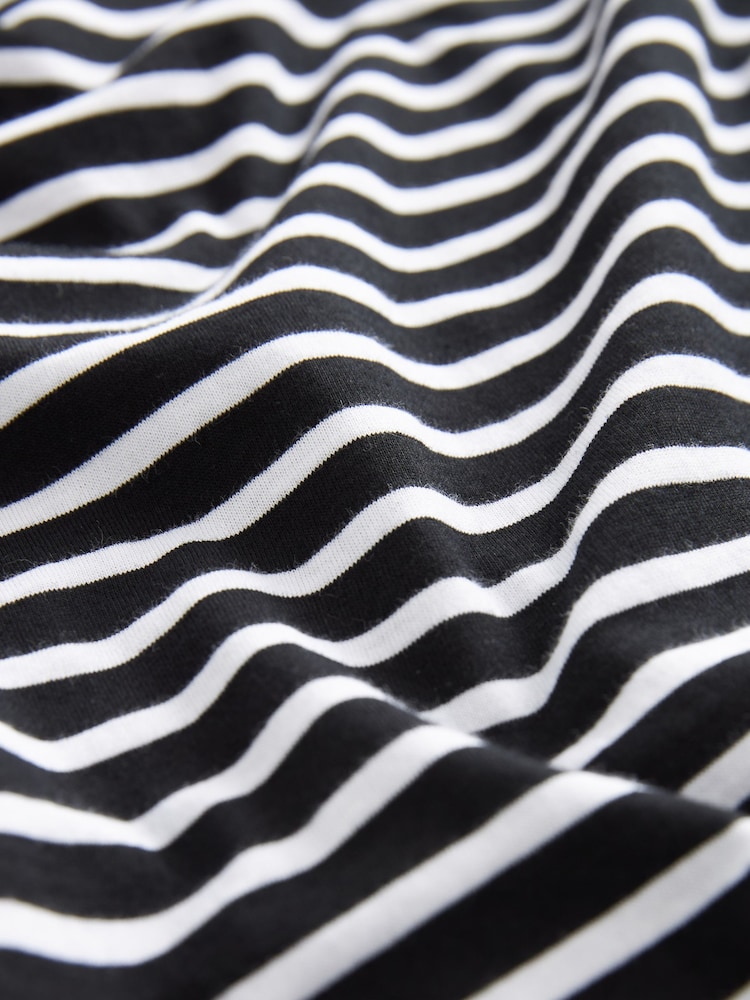 Monochrome Essential Pure Cotton Short Sleeve Crew Neck T-Shirt - Image 6 of 6