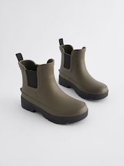 Green Chelsea Ankle Welly Boots - Image 1 of 5