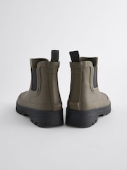 Green Chelsea Ankle Welly Boots - Image 3 of 5