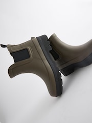 Green Chelsea Ankle Welly Boots - Image 5 of 5