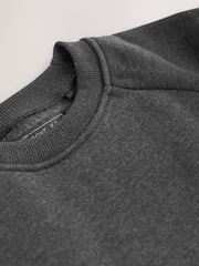 Charcoal 1 Pack Crew Neck School Sweater (3-16yrs) - Image 3 of 5