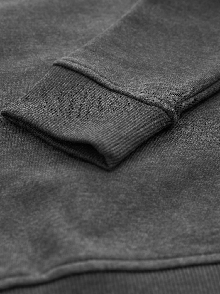 Charcoal Crew Neck School Sweater (3-16yrs) - Image 4 of 5