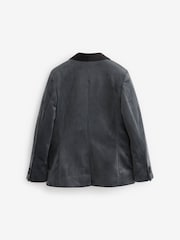Grey Velvet Blazer (3-16yrs) - Image 7 of 9