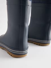 Navy/Blue Cuff Wellies - Image 3 of 6