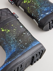 Blue Galaxy Print Cuff Wellies - Image 6 of 6