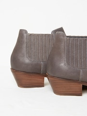 FatFace Grey Western Ankle Boots - Image 4 of 4
