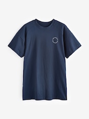 Navy Active Sport 100% Cotton Graphic T-Shirt - Image 5 of 7