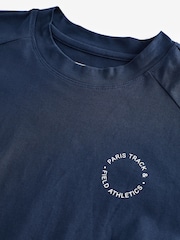 Navy Active Sport 100% Cotton Graphic T-Shirt - Image 6 of 7