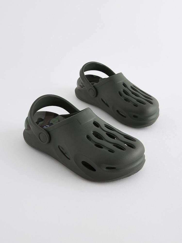 Khaki Camo Clogs - Image 1 of 5