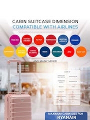 Flight Knight Rose Gold Luggage - Image 6 of 7