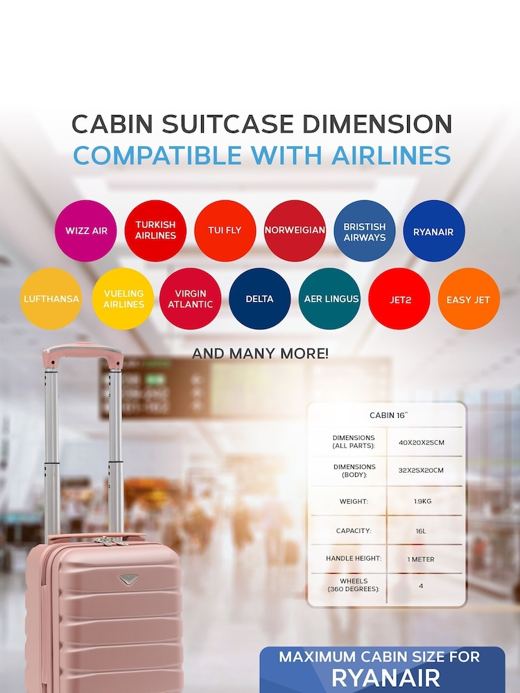 Flight Knight Rose Gold Luggage - Image 6 of 7