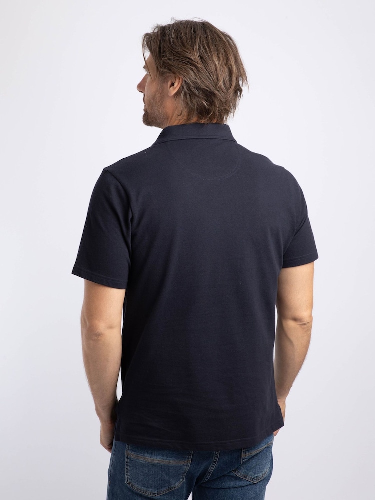 Azul marino oscuro - Polo de algodón piqué Miles de Weird Fish - Imagen 2 de 7
