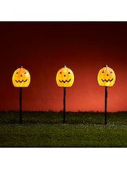 Lights4fun Orange Pumpkin Stake Lights - Image 1 of 1