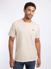 Weird Fish Cream Fished Branded Cotton T-Shirt - Image 1 of 5