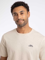 Weird Fish Cream Fished Branded Cotton T-Shirt - Image 3 of 5