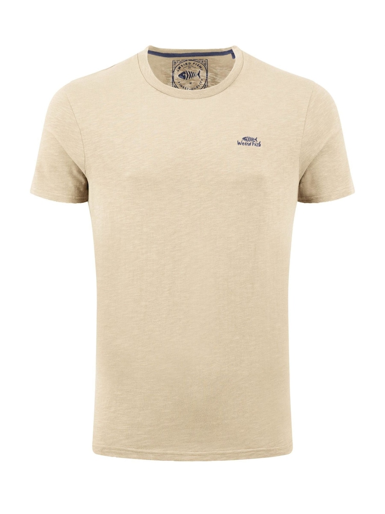 Weird Fish Cream Fished Branded Cotton T-Shirt - Image 5 of 5 Weird Fish Cream Fished Branded Cotton T-Shirt - Image 5 of 5