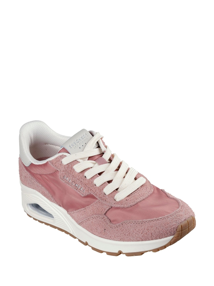 Skechers Pink Uno Vintage Dayz Trainers - Image 2 of 4