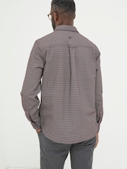 FatFace Purple Leaf Print Shirt - Image 2 of 5