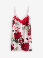 B by Ted Baker Floral Satin Lace Slip Night Dress - Image 7 of 8