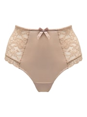 Pour Moi Natural High Waist Rebel Deep Knickers - Image 3 of 4