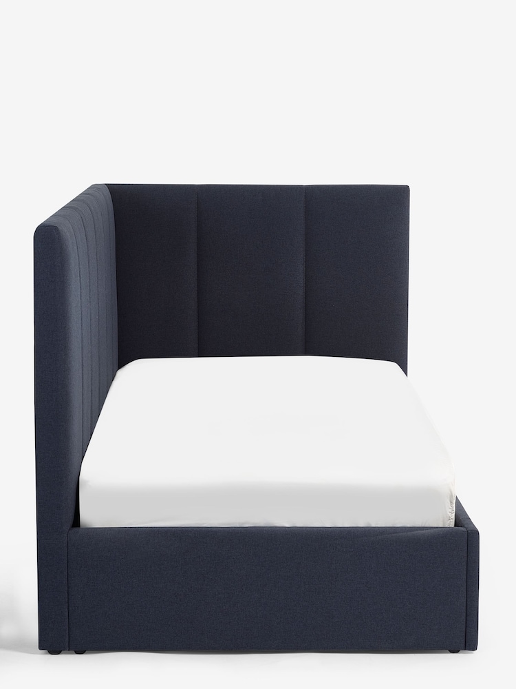 Soft Marl Petrol Blue Kids Marlow Drawer Upholstered Frame - Image 12 of 12