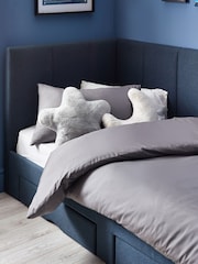 Soft Marl Petrol Blue Kids Marlow Drawer Upholstered Frame - Image 3 of 12