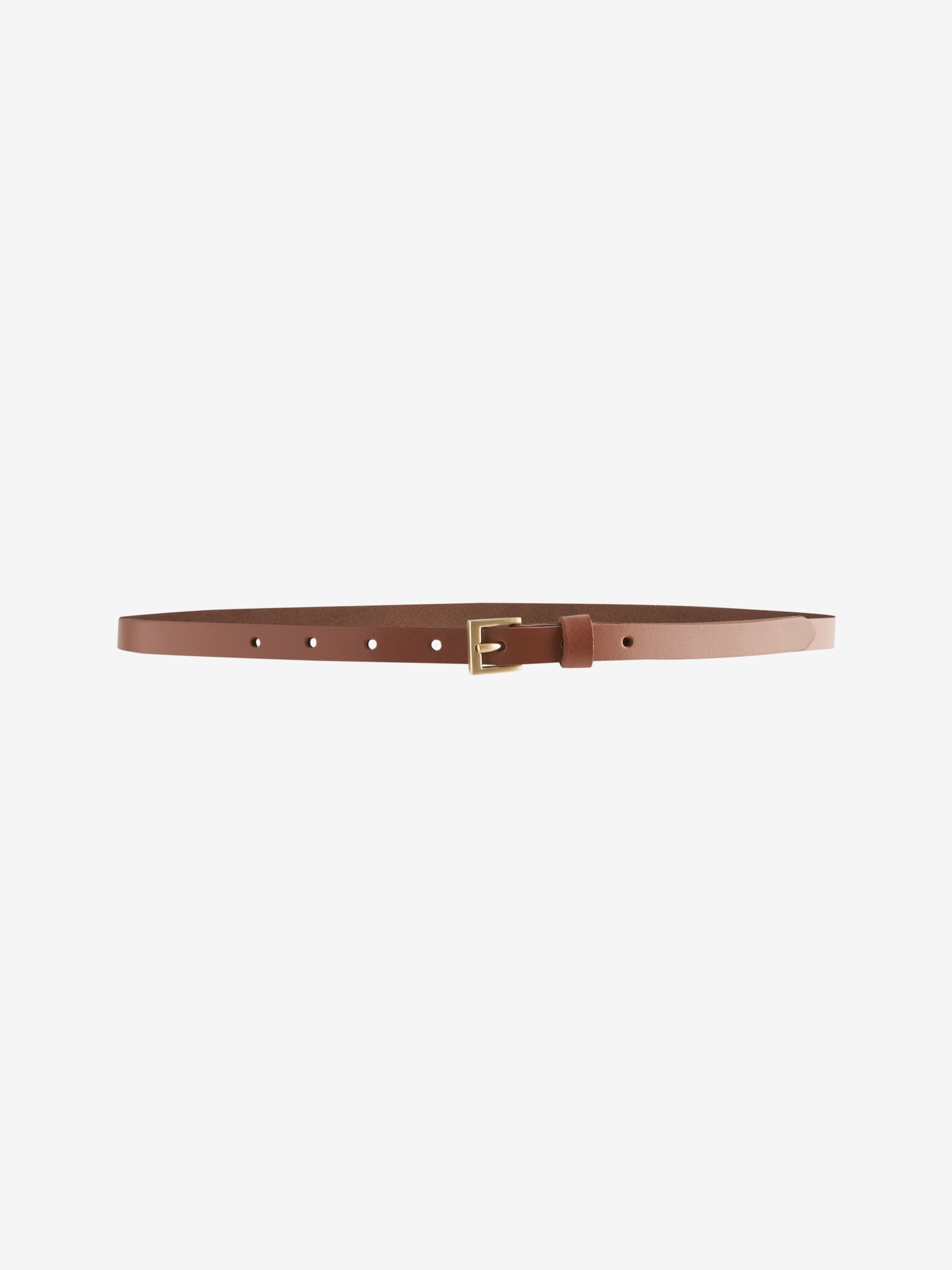 thin tan belt
